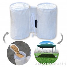 Sunrise Outdoor Patio Canopy Tent Weight Sand Bag Anchor Kit - Set of 4, White 567673680